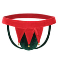 Men’s Christmas Elf Thong with Jingle Bells