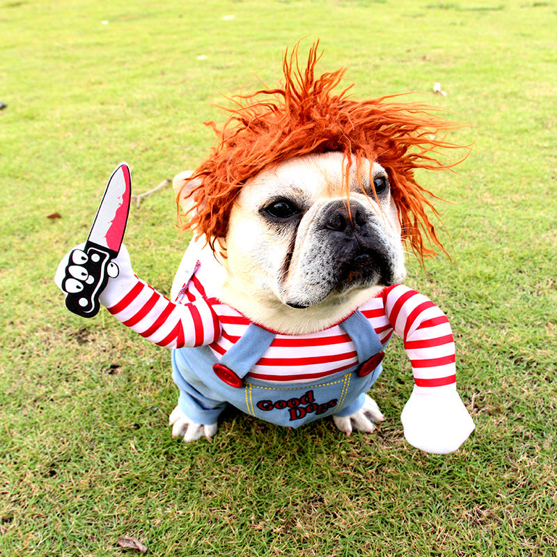 Killer Doll Dog Costume – Hilarious Halloween Pet Outfit