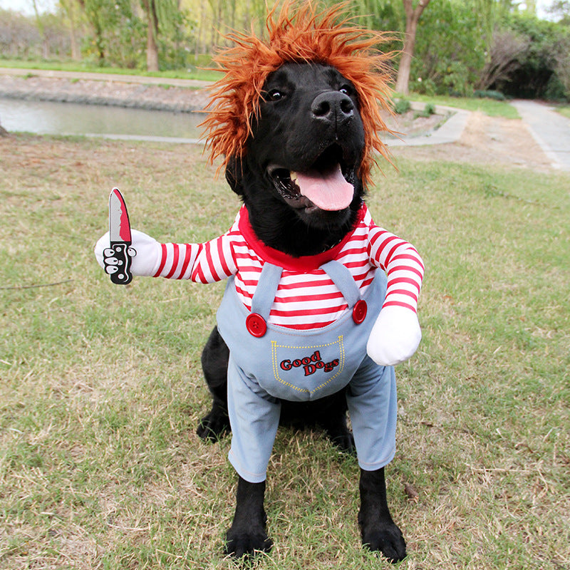 Killer Doll Dog Costume – Hilarious Halloween Pet Outfit