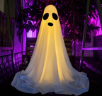Glowing Halloween Ghost Decoration – Light-Up Spooky Yard & Party Decor 👻