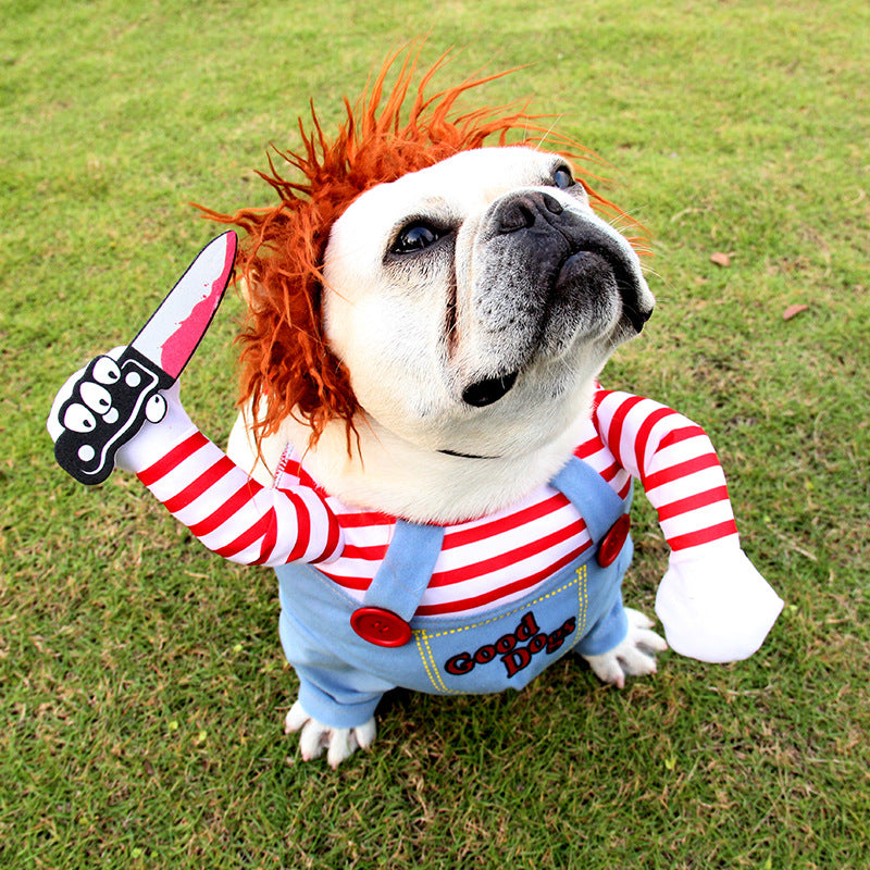 Killer Doll Dog Costume – Hilarious Halloween Pet Outfit