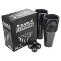 Black Beer Pong Set – 24 XL Cups & 4 Balls