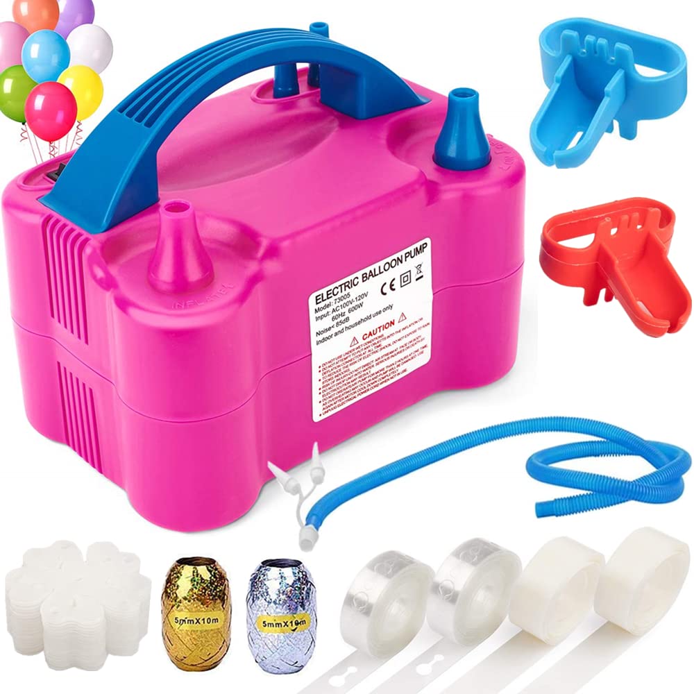 Electric Balloon Pump – Portable Dual-Nozzle Party Inflator 🎈