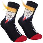 Trumpy Novelty Socks with Hair