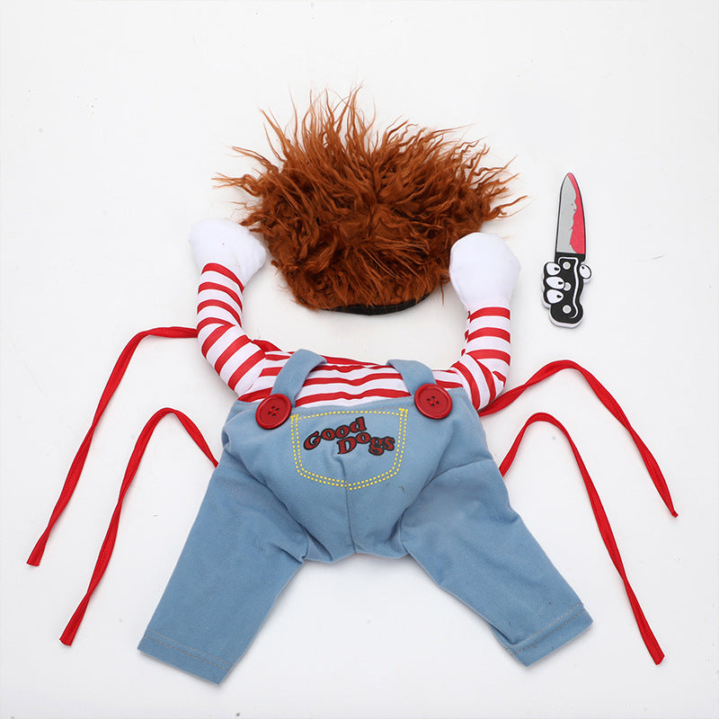 Killer Doll Dog Costume – Hilarious Halloween Pet Outfit