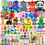 320-Piece Kids Party Favor & Treasure Box Toy Assortment