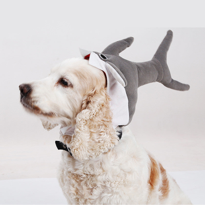 Funny Shark Pet Costume Hat 🦈