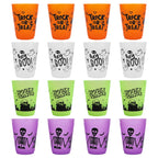 Halloween Party Cups – Spooky Plastic Drinking Cups (8, 16 or 24 Pack)