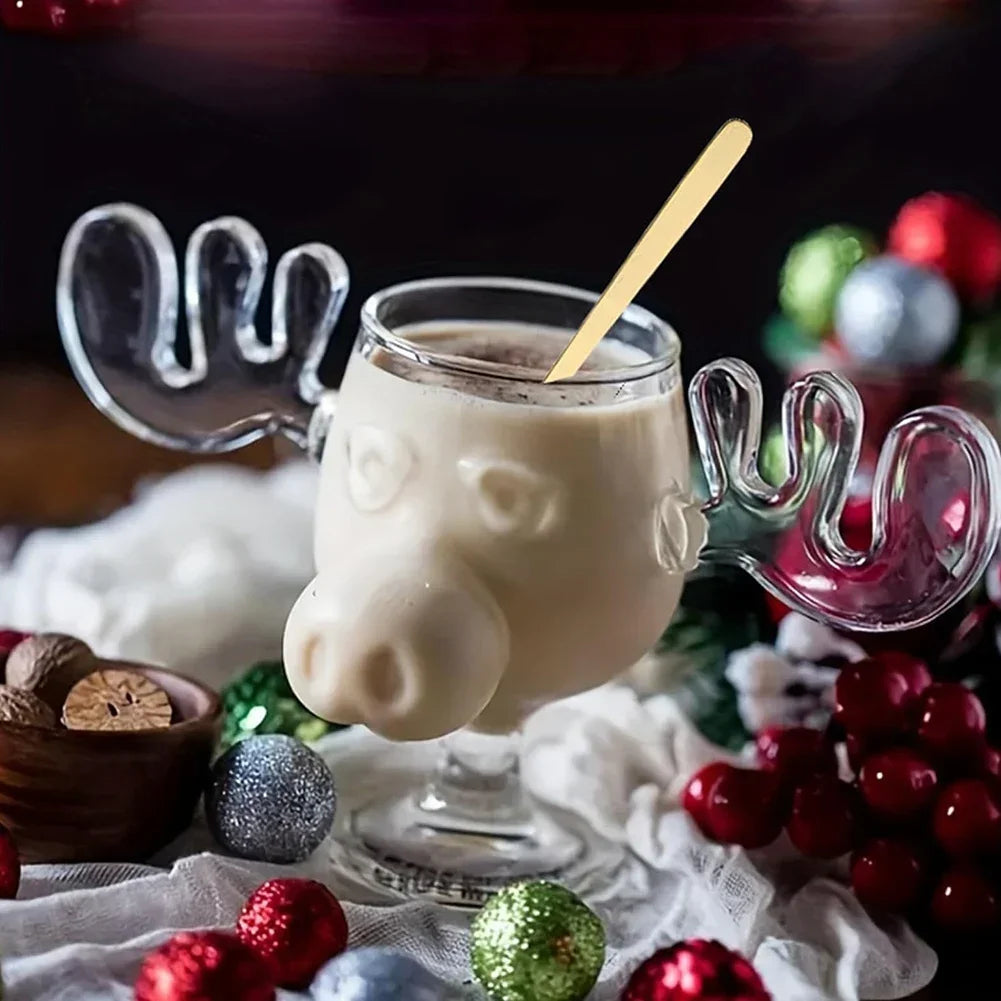 National Lampoon's Christmas Vacation Glass Moose Mug