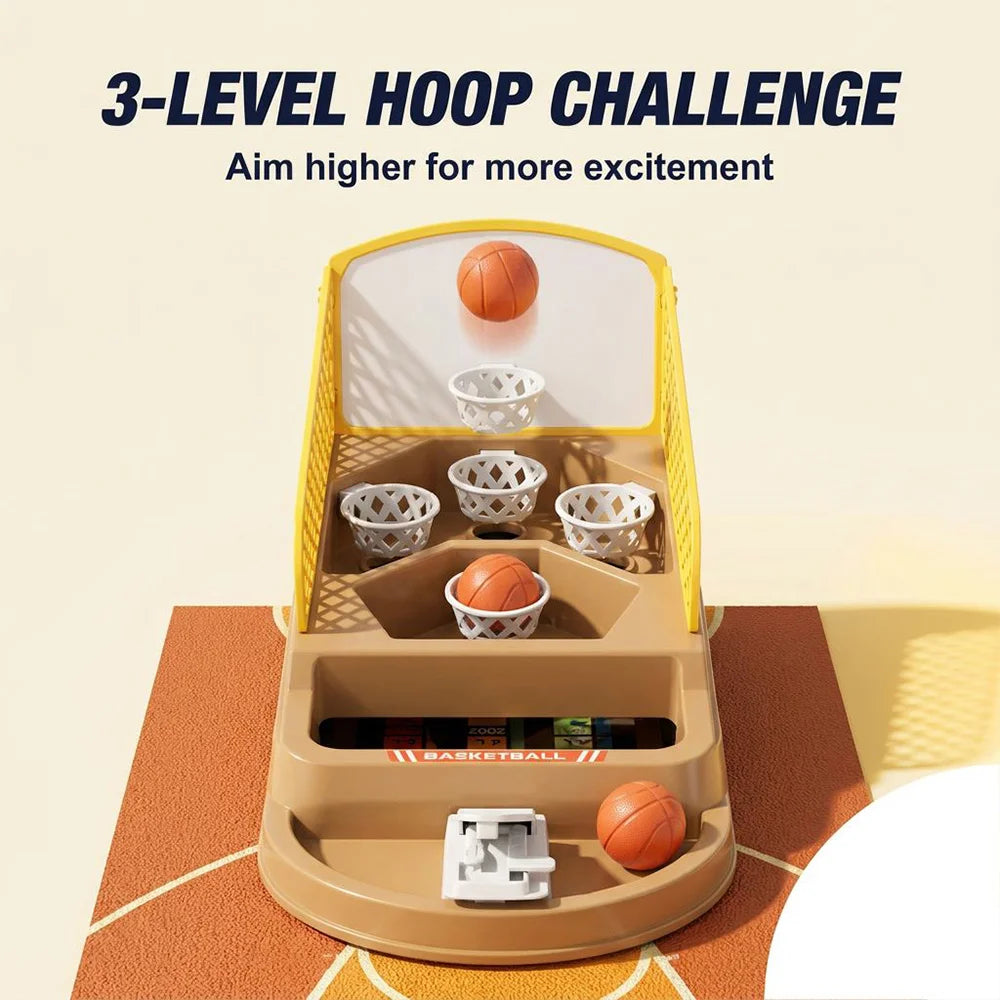 Tabletop Basketball Shooting Game Mini Finger Launcher Basketball Board Game Desktop Battle Interactive Game Halloween Christmas Thanksgiving Party Gift