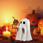 Middle Finger Ghost Statue – Funny Halloween Desk & Home Decor