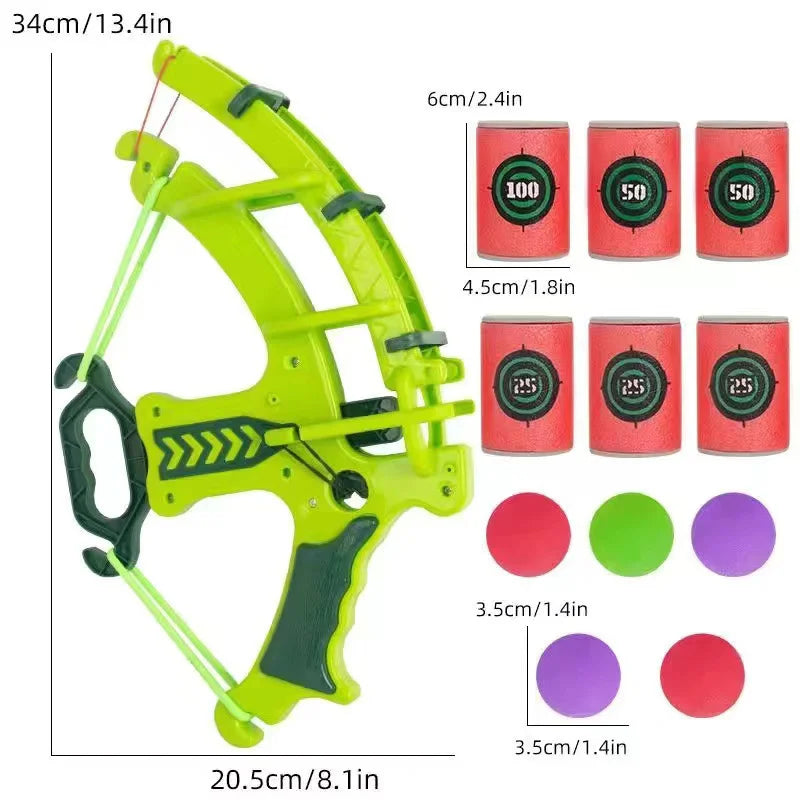 Kids Bow & Arrow Target Game – Sticky Ball Archery Play Set