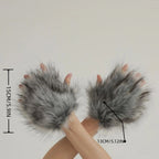 Furry Werewolf Claw Gloves – Halloween Costume Paws