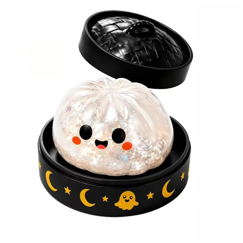 Halloween Squishy Dumpling Stress Toy – Spooky Squeeze Fidget