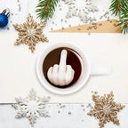 Middle Finger Coffee Mug – Funny Hidden Surprise Ceramic Cup (11 oz)