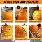 Pumpkin Carving Tool Set – 5-Piece Jack-O’-Lantern Kit 🎃