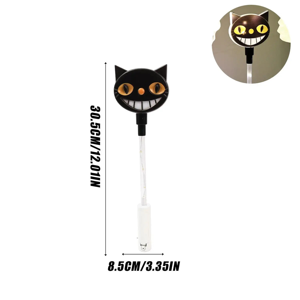 LED Halloween Light-Up Wands – Pumpkin, Ghost, Skull & Black Cat 🎃👻