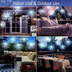 Hanging Solar Firework Lights – Outdoor LED Garden Decorations (4 or 5 Pack)