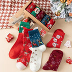 Festive Christmas Socks Gift Set – 5 Pairs 🎄