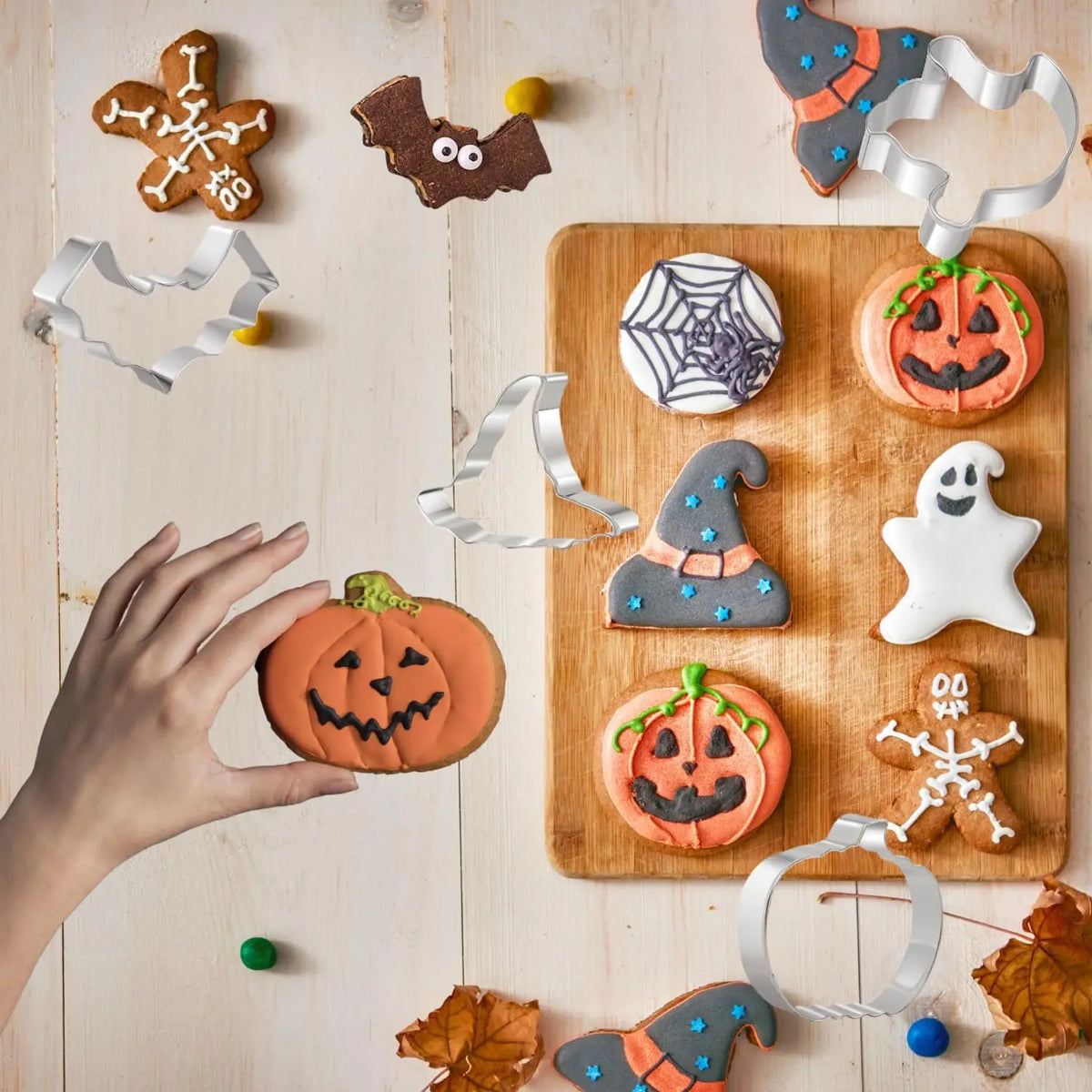 Halloween Cookie Cutter Sets – Spooky Baking Shapes 🎃👻