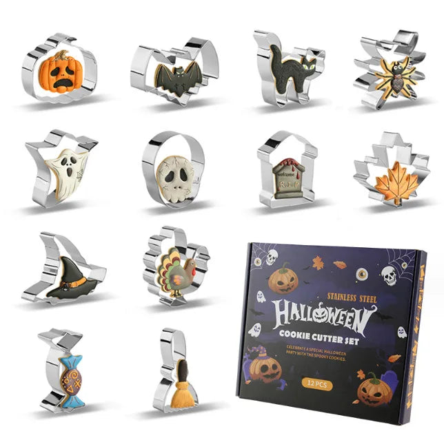 Halloween Cookie Cutter Sets – Spooky Baking Shapes 🎃👻