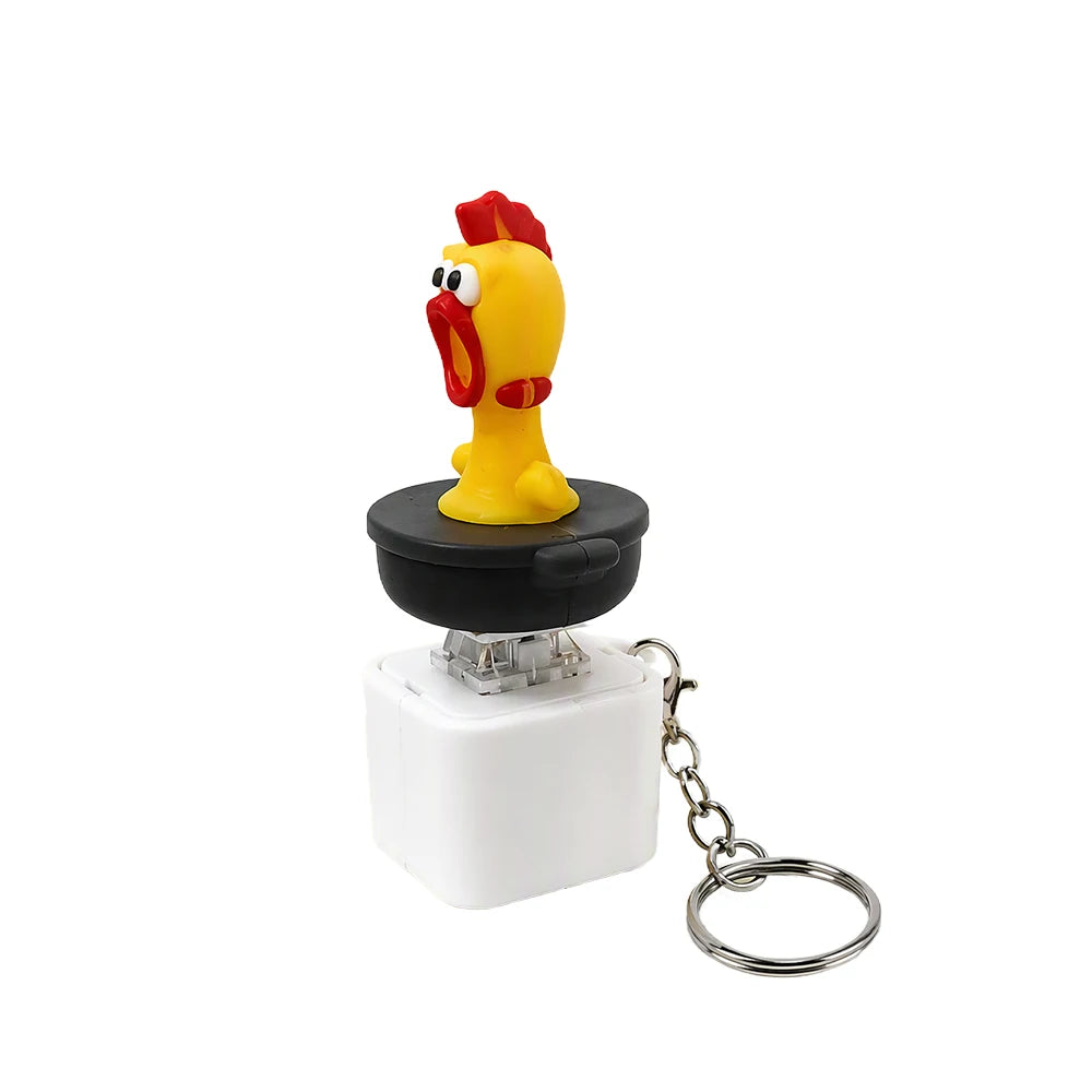 Screaming Animal Keychain – Funny Sound & Light Fidget Gadget