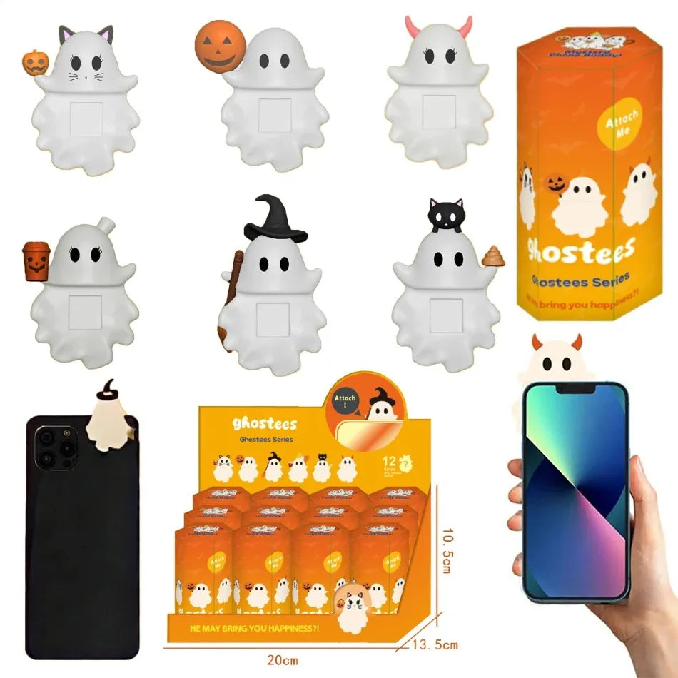 Ghostees Halloween Mystery Phone Buddies – Random Character Packs