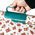 Christmas Wrapping Paper Cutter with Handle – Easy-Slide Gift Wrap Tool