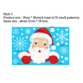 Christmas Snowflake Window Clings – Holiday Window Decorations (Multiple Designs)