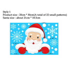 Christmas Snowflake Window Clings – Holiday Window Decorations (Multiple Designs)
