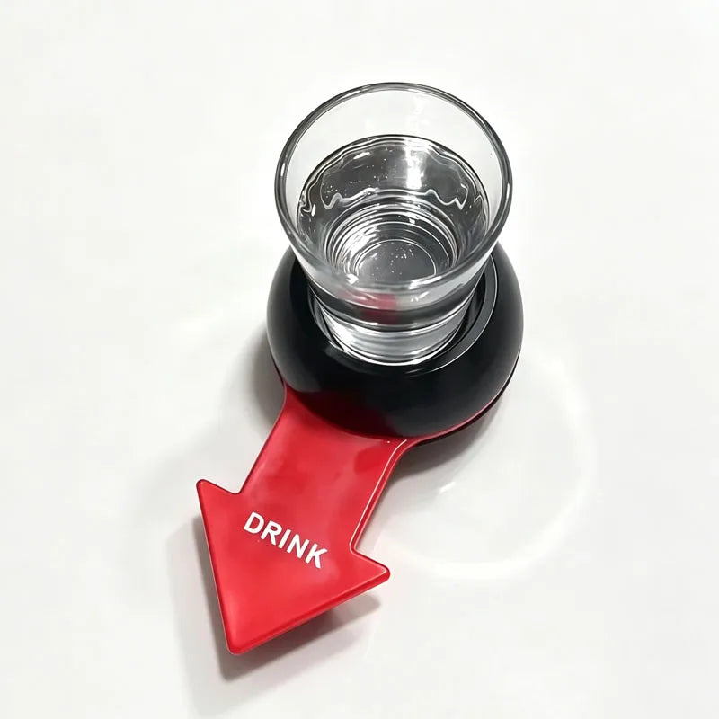 Spin the Shot Drinking Game – Funny Arrow Spinner Shot Glass