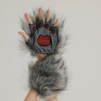 Furry Werewolf Claw Gloves – Halloween Costume Paws