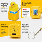 Screaming Animal Keychain – Funny Sound & Light Fidget Gadget