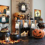 Light-Up Hanging Witch Ghosts – Halloween Decorations 👻
