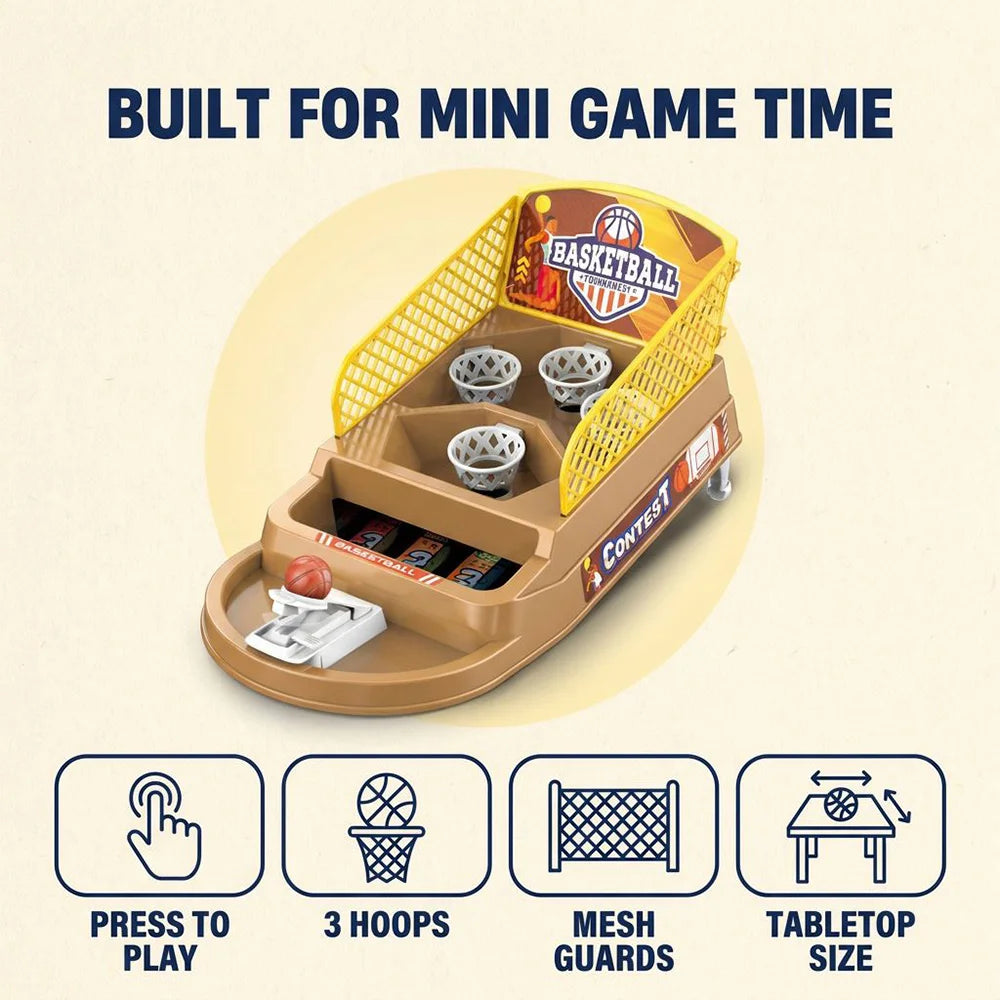 Tabletop Basketball Shooting Game Mini Finger Launcher Basketball Board Game Desktop Battle Interactive Game Halloween Christmas Thanksgiving Party Gift