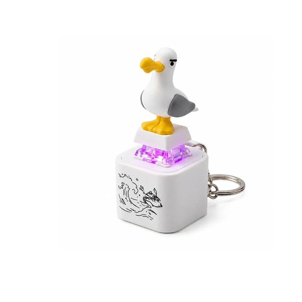 Screaming Animal Keychain – Funny Sound & Light Fidget Gadget