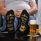 Bring Me a Beer Funny Socks – Novelty Gift for Beer Lovers