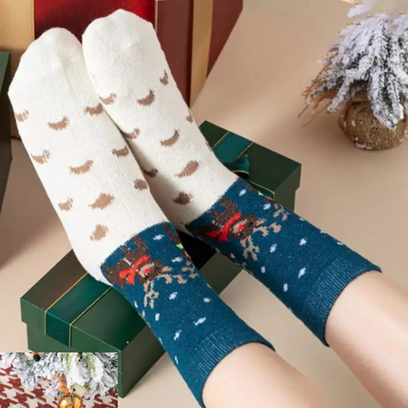 Festive Christmas Socks Gift Set – 5 Pairs 🎄