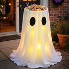Glowing Ghost Halloween Candy Bowl – Light-Up Trick-or-Treat Holder 👻