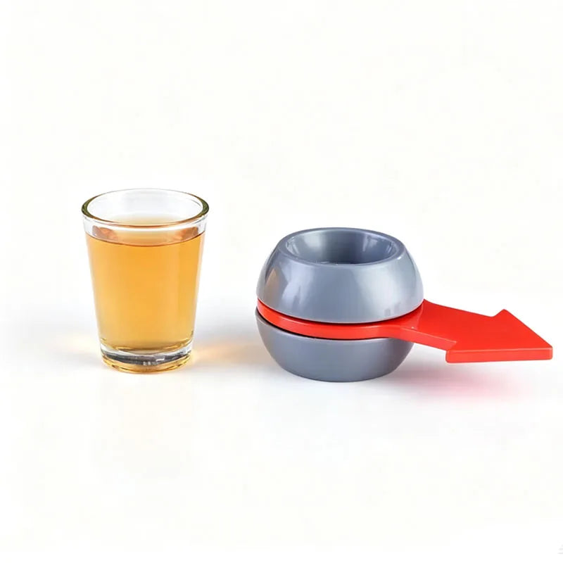 Spin the Shot Drinking Game – Funny Arrow Spinner Shot Glass
