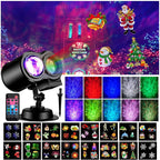 2-in-1 Halloween & Christmas Outdoor Projector Light – Moving Holiday Patterns 🎃🎄