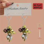 Football Player Keychain – American Football Acrylic Sports Charm