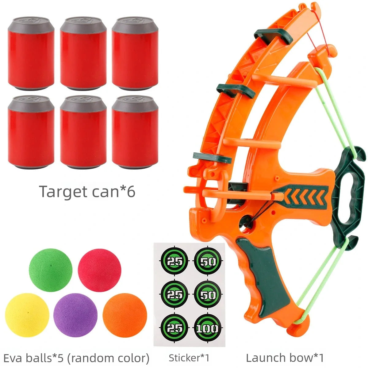 Kids Bow & Arrow Target Game – Sticky Ball Archery Play Set