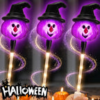 LED Halloween Light-Up Wands – Pumpkin, Ghost, Skull & Black Cat 🎃👻