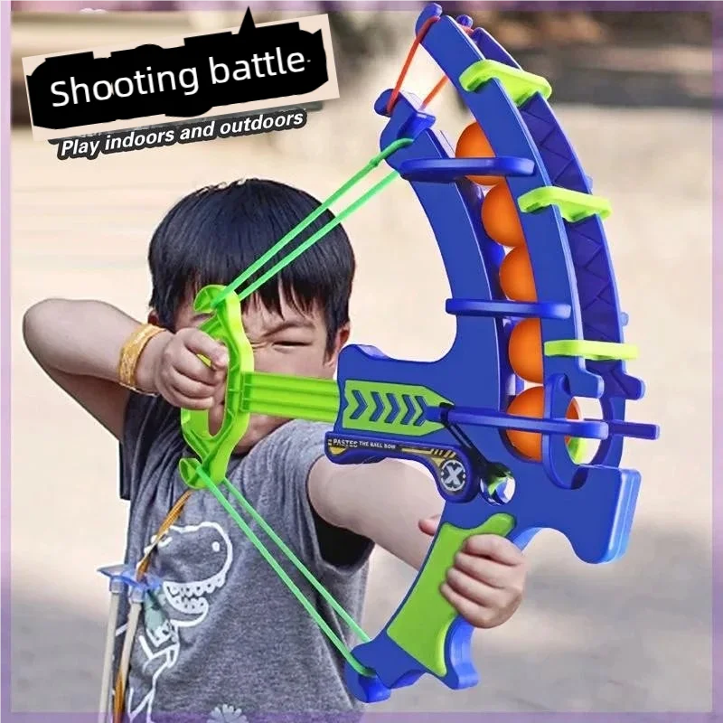 Kids Bow & Arrow Target Game – Sticky Ball Archery Play Set