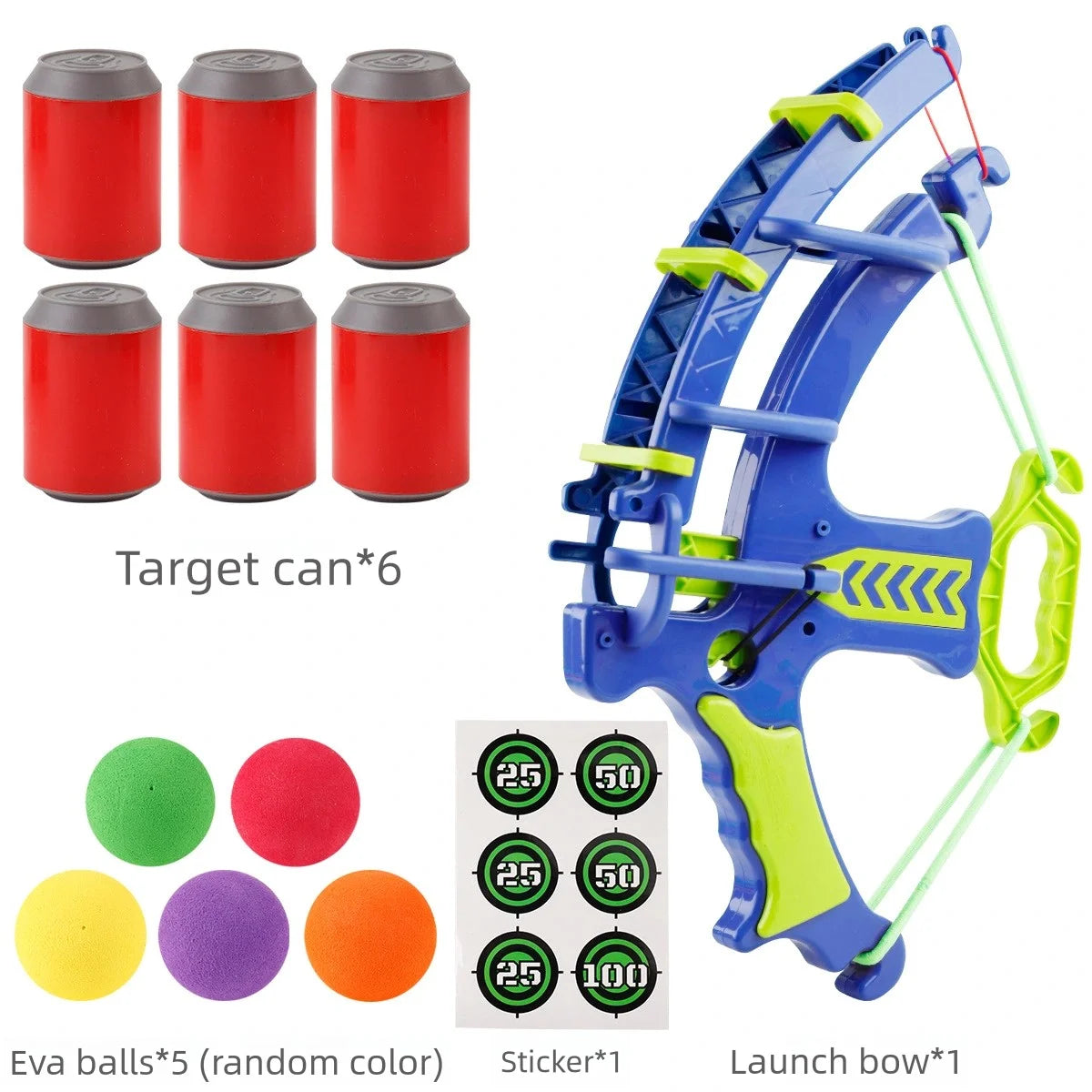 Kids Bow & Arrow Target Game – Sticky Ball Archery Play Set
