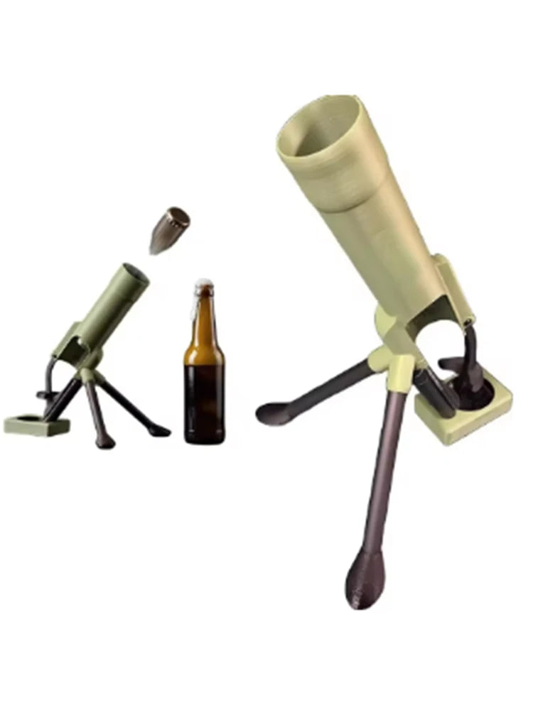 Mortar Bottle Opener – Military-Style Beer Cap Launcher & Party Gadget