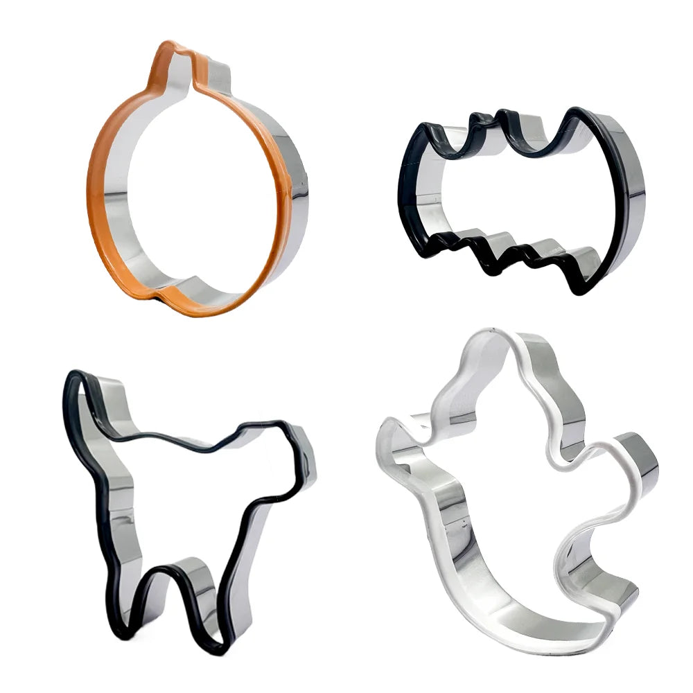 Halloween Cookie Cutter Sets – Spooky Stainless Steel Baking Shapes