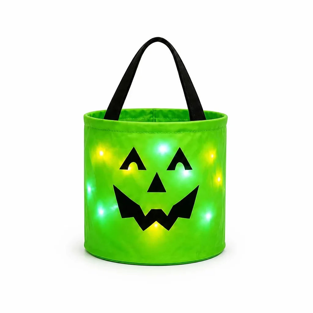Light-Up Halloween Trick-or-Treat Candy Bucket 🎃✨