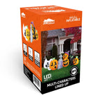 8-Foot Light-Up Halloween Pumpkin & Ghost Yard Inflatable 🎃👻